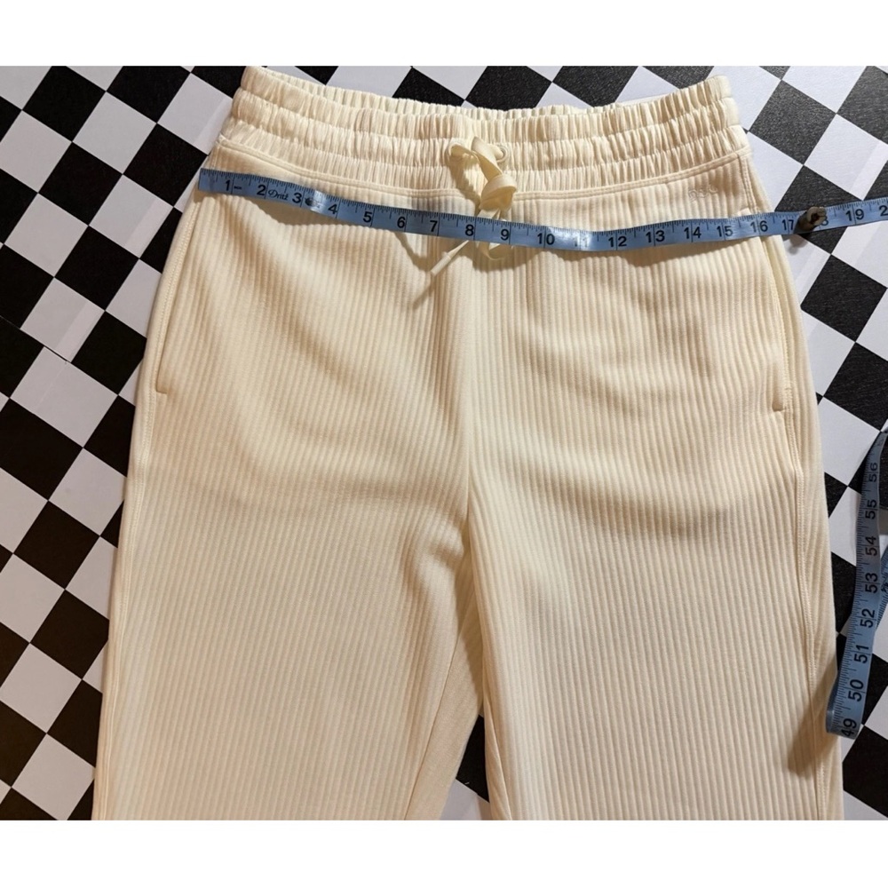 DSG Women's Everyday High Rise Ottoman Jogger Sweatpants Light Cream SMALL NWT - Picture 6 of 9